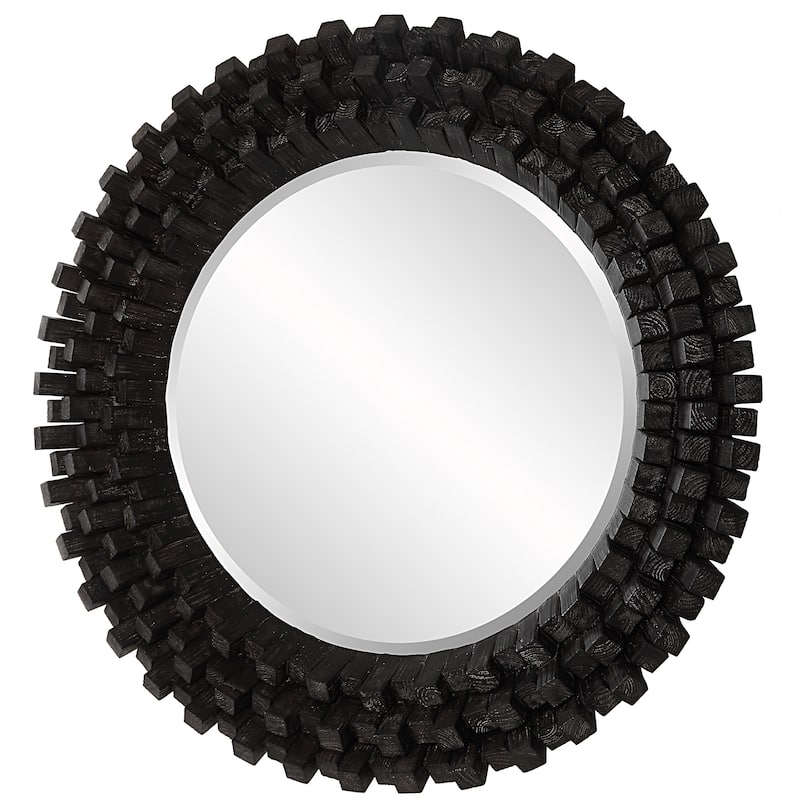 Uttermost Circle Of Piers Round Mirror - 42.13"W x 42.13"H x 3.75"D