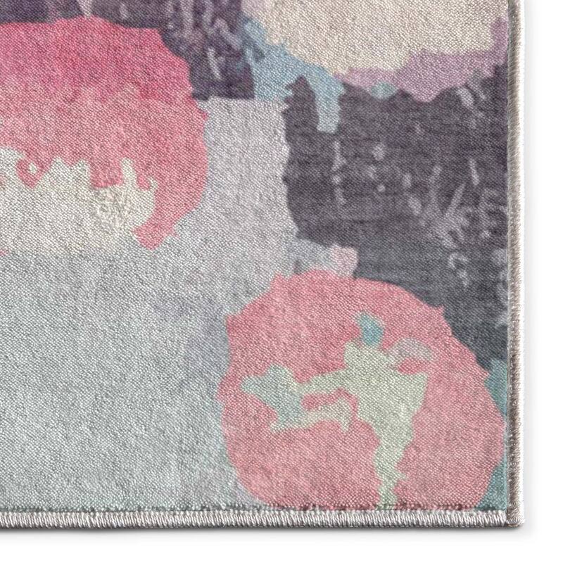 Well Woven Apollo Abstract Galets Aquarelle Pebble Watercolor Area Rug