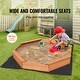 preview thumbnail 10 of 40, Sandbox with Cover for Outdoor Backyard, Beach, Park, Gift for Boys Girls Ages 3-12