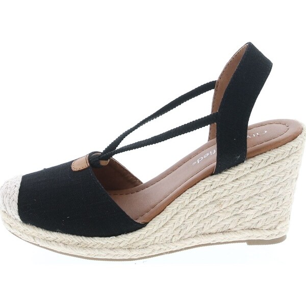 city classified wedge sandals