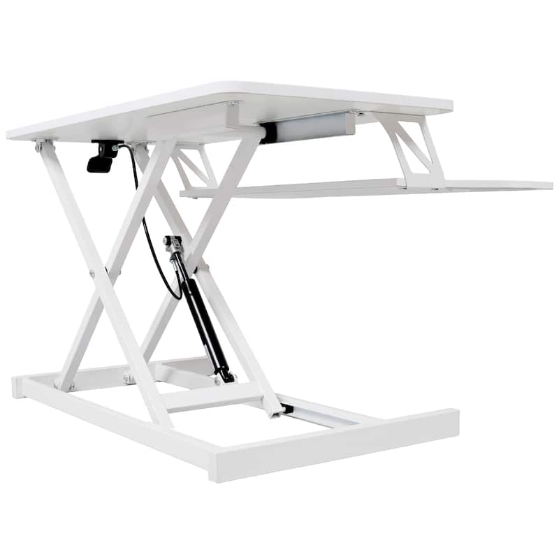 Adjustable Height Standing Laptop Desk,Adjustable Sit to Stand Up Workstation with Keyboard Tray