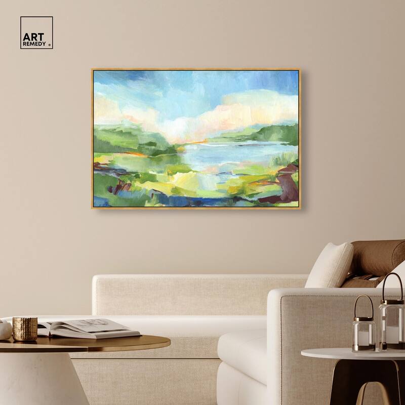Walk on a Sunny Day Canvas by Art Remedy