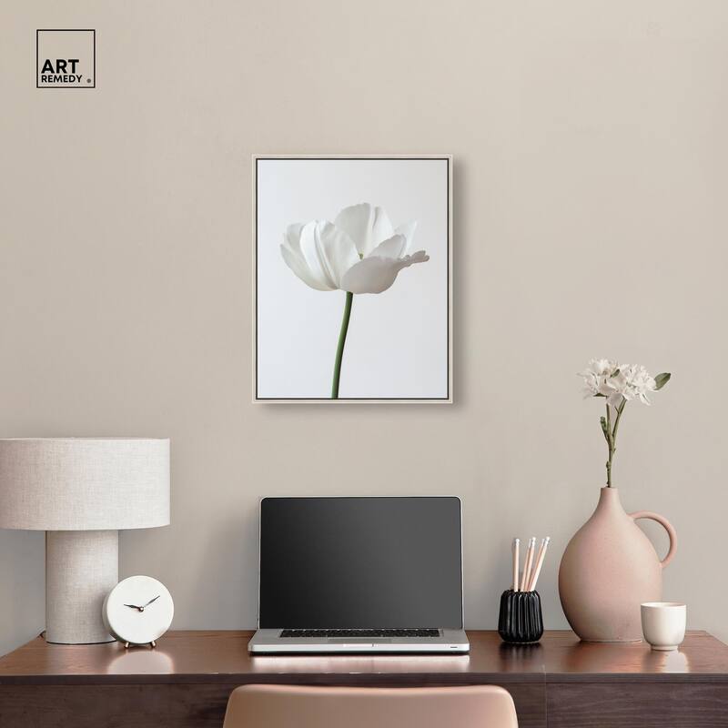 Pearl Floret Canvas by Art Remedy