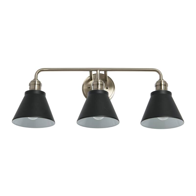 Robert Stevenson Lighting Josie - Metal Vanity Light with Shades