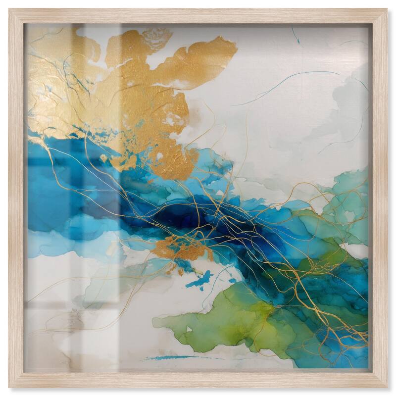 Alconia II Shadowbox by Art Remedy - Natural - 20" x 20"