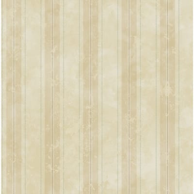 Seabrook Designs Tayla Distressed Stripe Unpasted Wallpaper