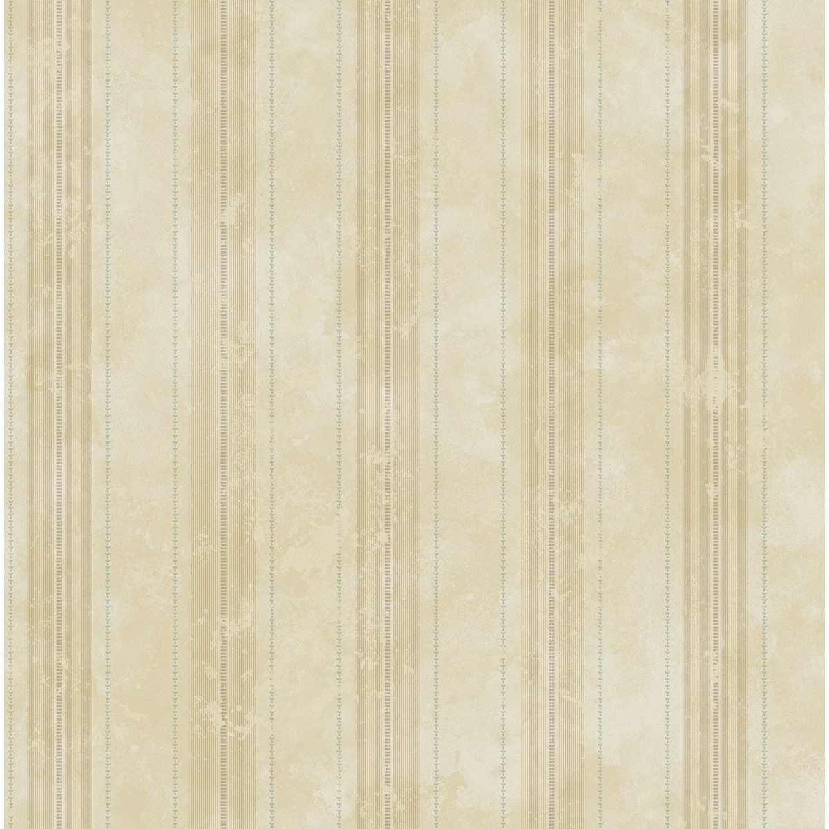 Seabrook Designs Tayla Distressed Stripe Unpasted Wallpaper