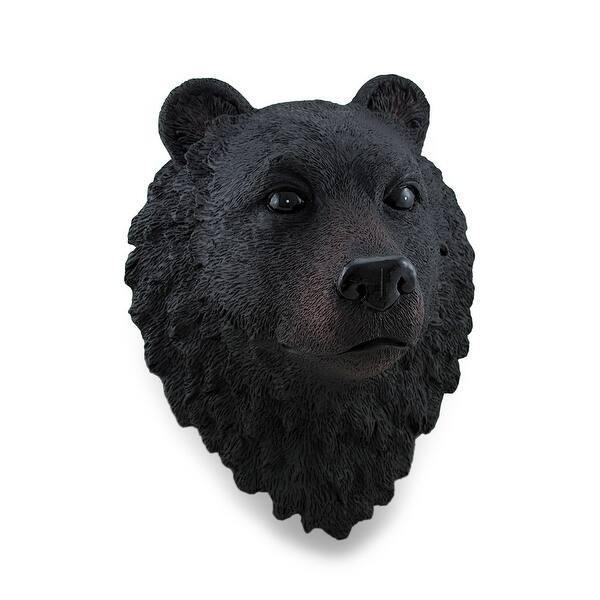 Shop Realistic Black Bear Head Wall Mounted Statue Overstock 16823323