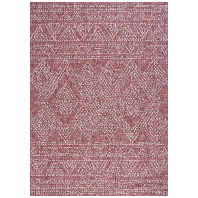 SAFAVIEH Courtyard Zhibek Indoor/Outdoor Waterproof Patio Backyard Rug - 8' x 11'