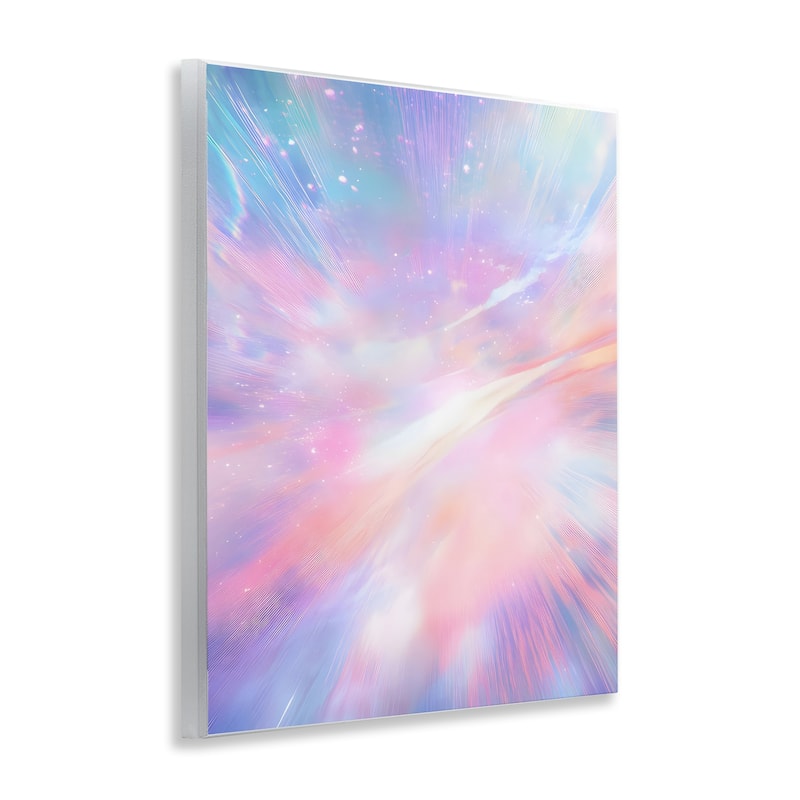 Stupell Iridescent Nebula Abstraction Wall Plaque Art Design By Franklyn Gregory
