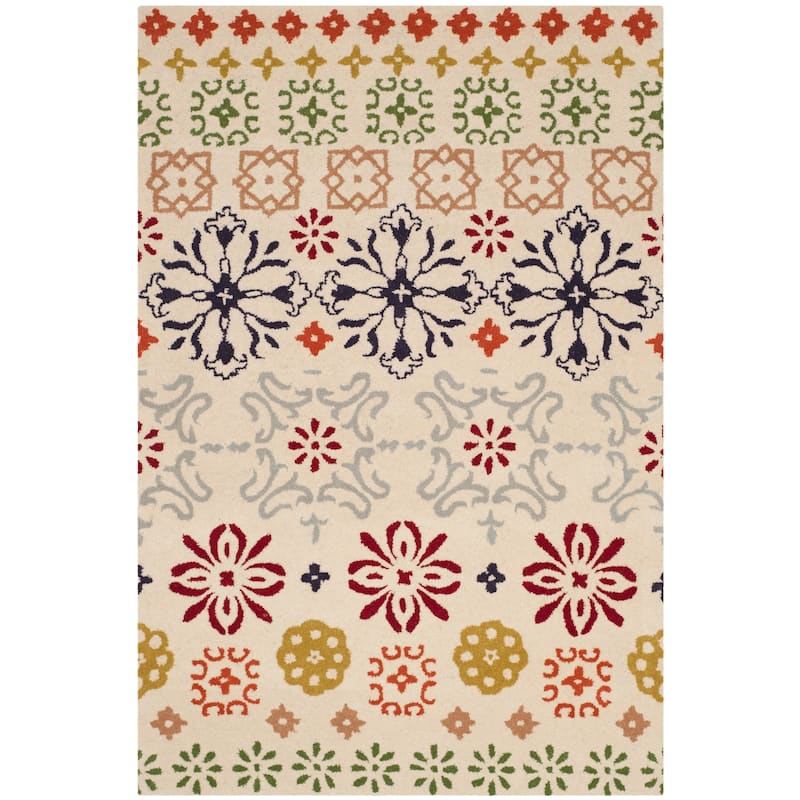 SAFAVIEH Handmade Wyndham Alja New Zealand Wool Area Rug