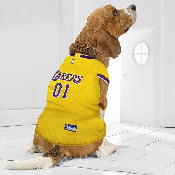 Shop Nba Jersey For Dogs Cats Licensed Comfy Mesh 21