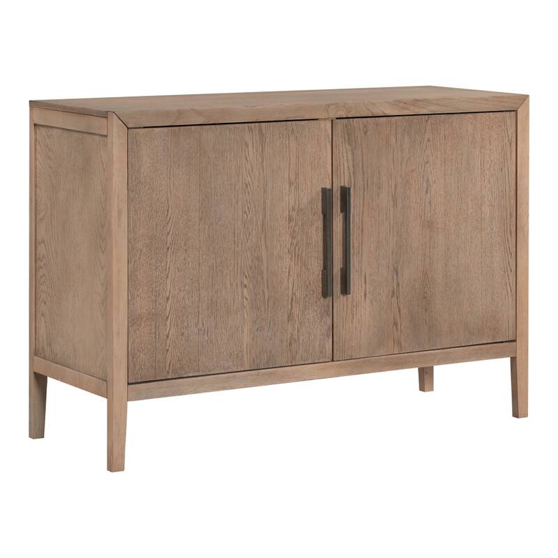 Wooden Cabinet with 2 Metal handles and 2 Doors