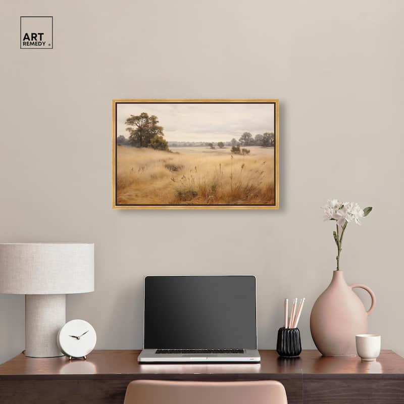 Cogon Grass Breeze II Canvas by Art Remedy