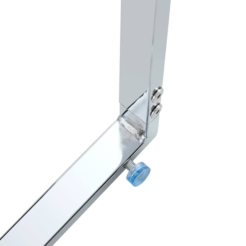 8 Piece PU High Elastic Dining Chair With High Backrest, Cushion, Silver Metal Legs For Dining Room Kitchen Living Room Bedroom