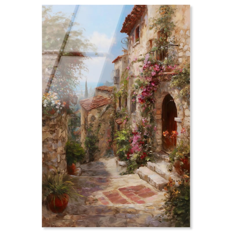 Mediterranean Charm I Acrylic by Art Remedy, Ready to Hang - 16" x 24"