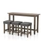 preview thumbnail 13 of 14, Furniture of America Chester Farmhouse Counter Height Dining Set
