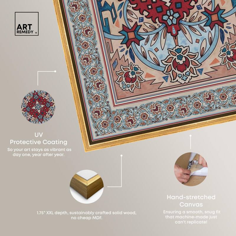 Ornamental bloom Canvas by Art Remedy