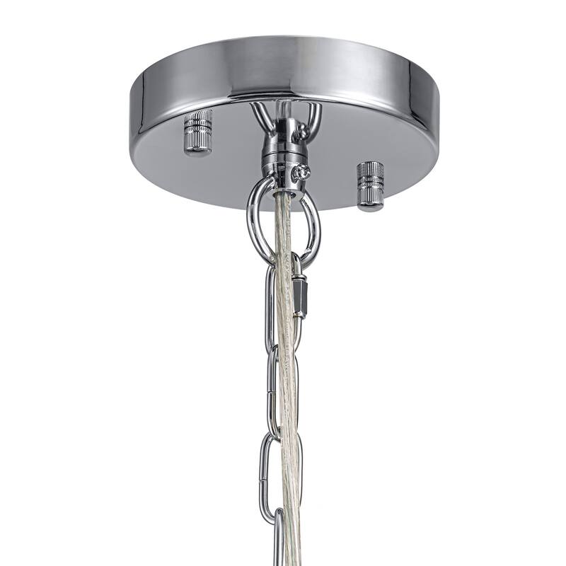 Ennu Retro Antique Sphere Crystal Chandelier Adjustable Dining Room Chandelier - W19.09"