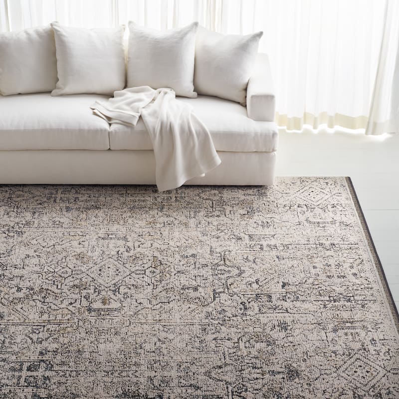 SAFAVIEH Lauren Ralph Lauren Sjan Vintage Rug - 10' x 14' - Ivory/Navy