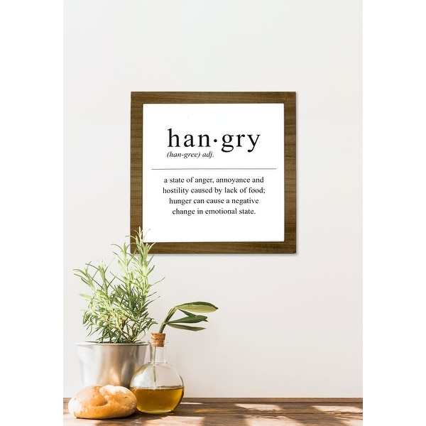 DesignStyles Home and Kitchen Décor - Hangry Wall Plaque. Opens flyout.
