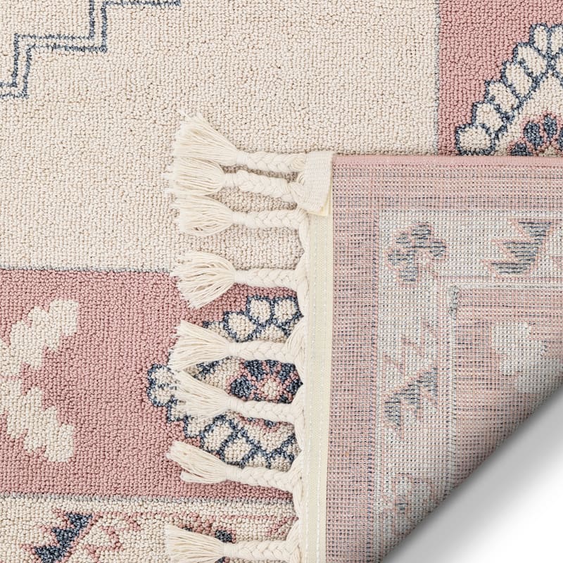 Well Woven Loop De Loop Kaya Tribal Geometric Area Rug
