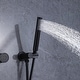 preview thumbnail 18 of 21, Round Three-function Side Spray Bathroom Shower Head