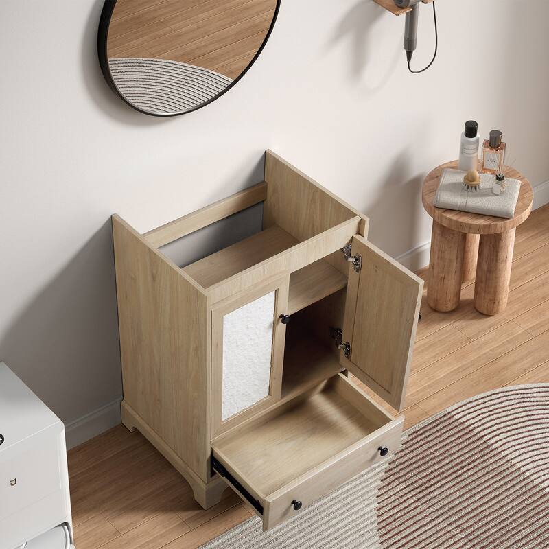 FreeStanding Bathroom Vanity Cabinet with Door and Drawer without Sink