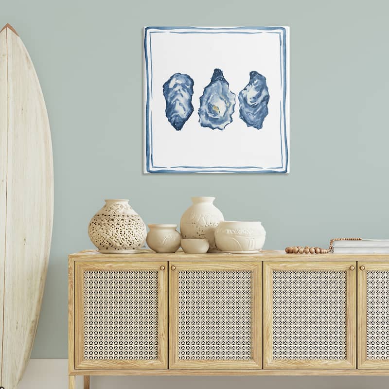 Stupell Oyster Shell Trio Canvas Wall Art Design By Lucille Price