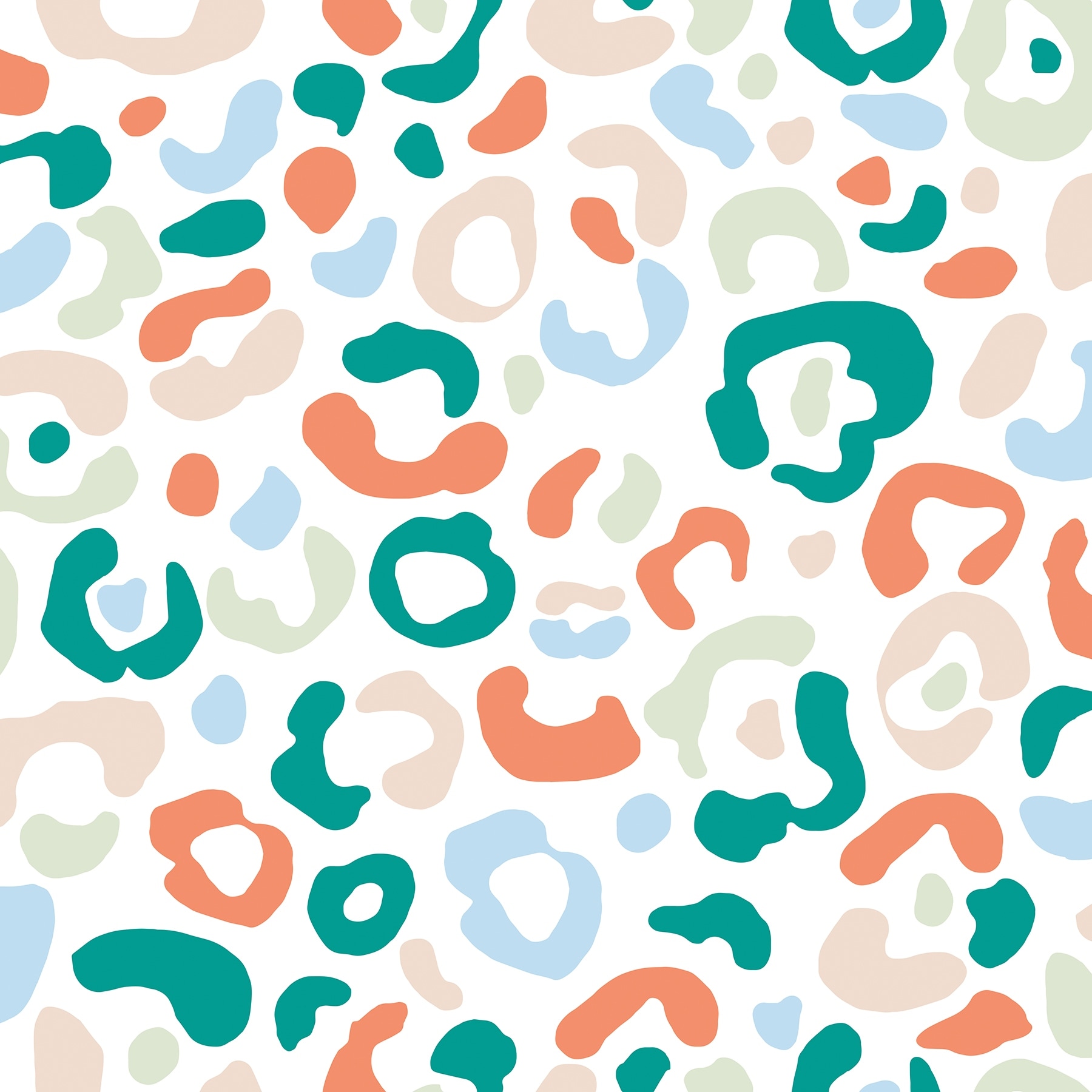 Aelfie Multi Bright Leopard Spots Peel & Stick Wallpaper