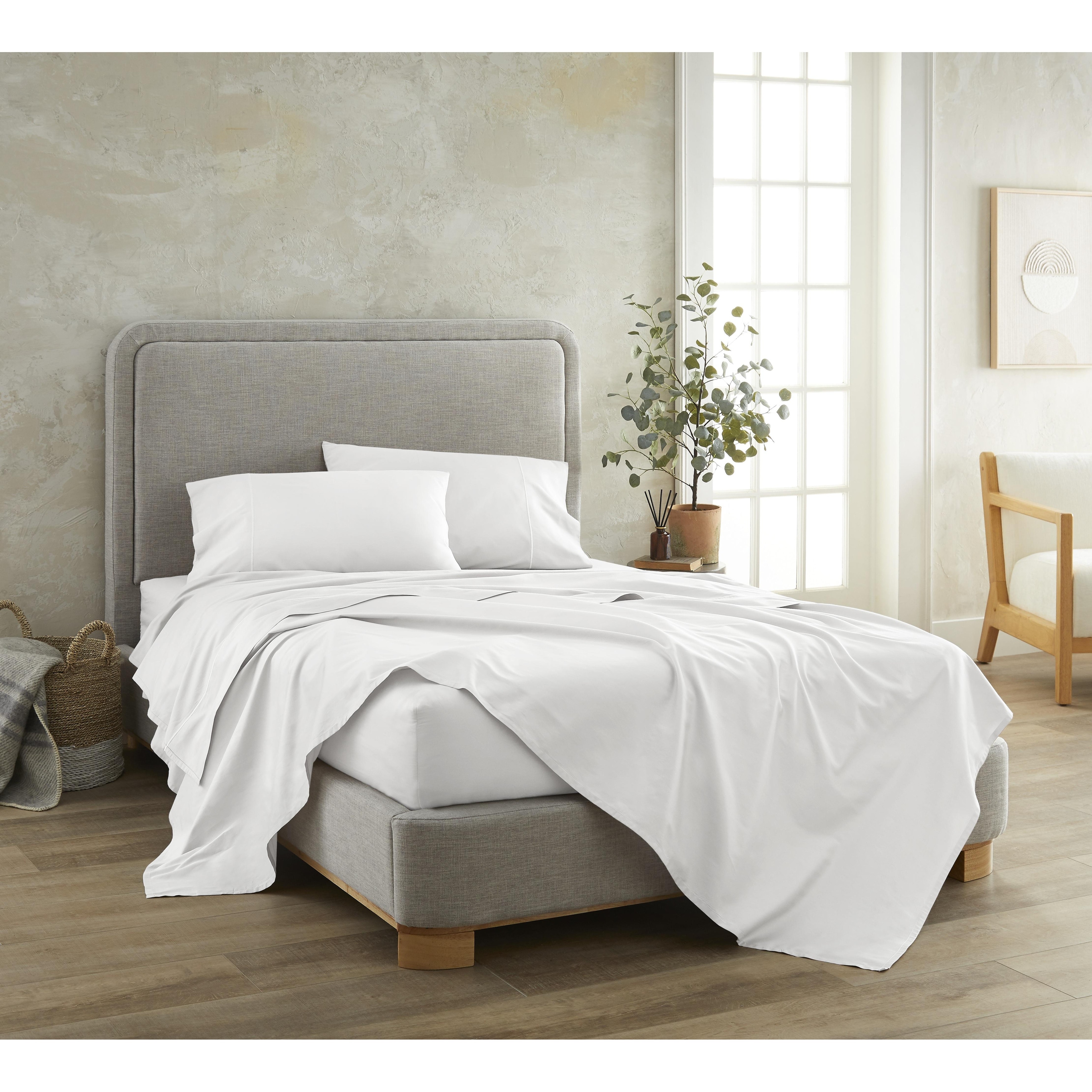 Organic Cotton Sateen 300 Thread Count Flat Sheet