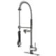 preview thumbnail 66 of 76, VIGO Zurich 27" H Single Handle Pull-Down Sprayer Kitchen Faucet