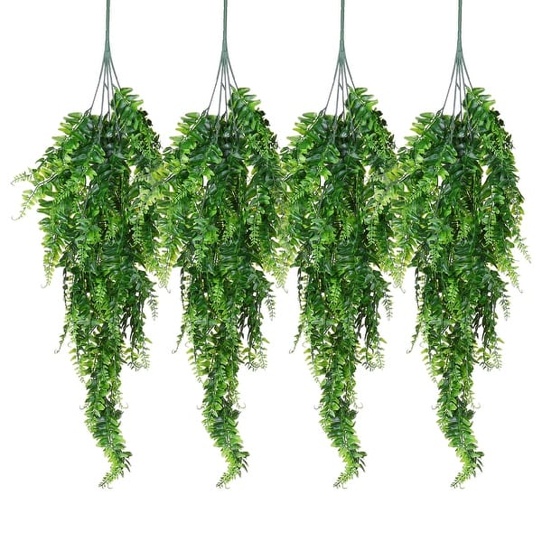 Artificial Hanging Plants Fake Ferns Hanging Vines for Home Wall - Green -  Bed Bath & Beyond - 38345447