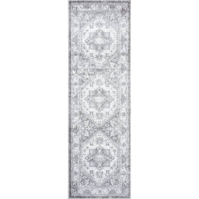 Linx Shabby Chic Medallion Indoor Area Rug