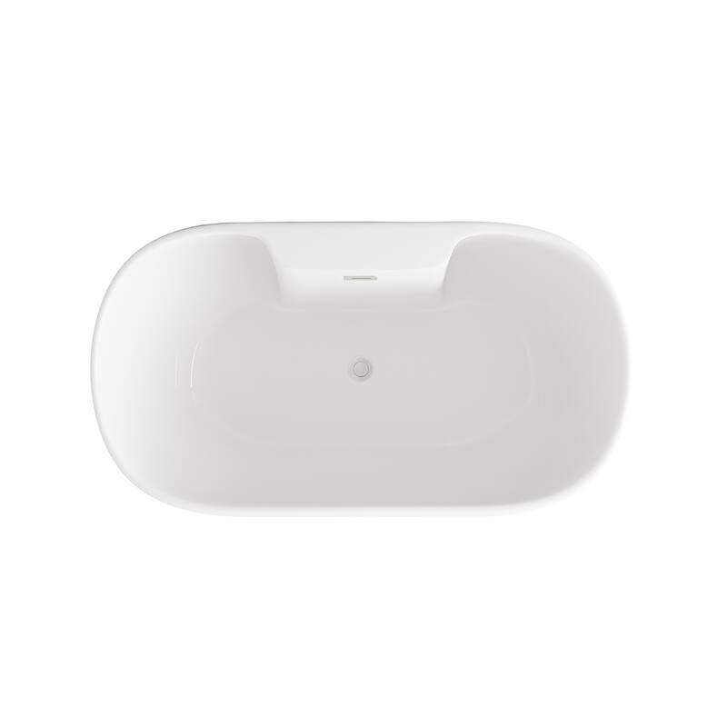 Nicolette Bathtub in Glossy White