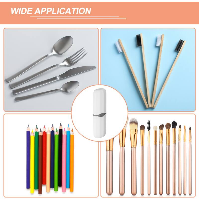 4pcs Travel Toothbrush Case Portable Toothbrush Holder for Home Travel