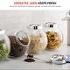 preview thumbnail 17 of 15, Bormioli Rocco Pandora Glass Candy Jar