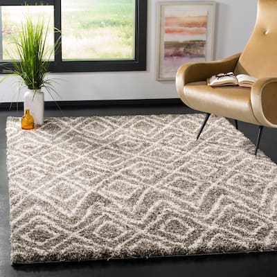 SAFAVIEH Hudson Shag Alitsia Moroccan Boho 2-inch Thick Rug