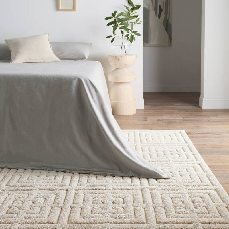 Amente Geometric Cream Rug