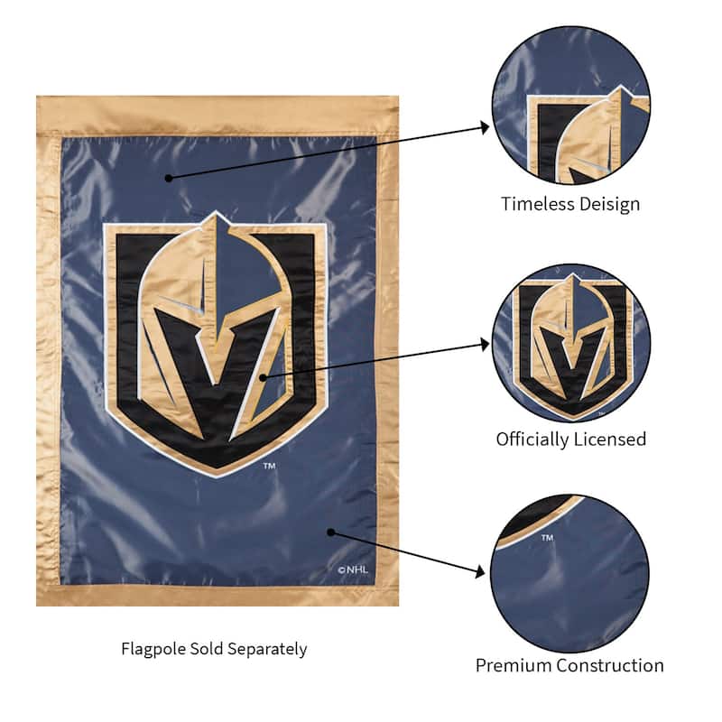 Applique Flag, House Size, Vegas Golden Knights