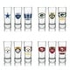 NFL Shot Glasses 6 Pack Set, Various Designs - Cleveland Browns - Bed ...