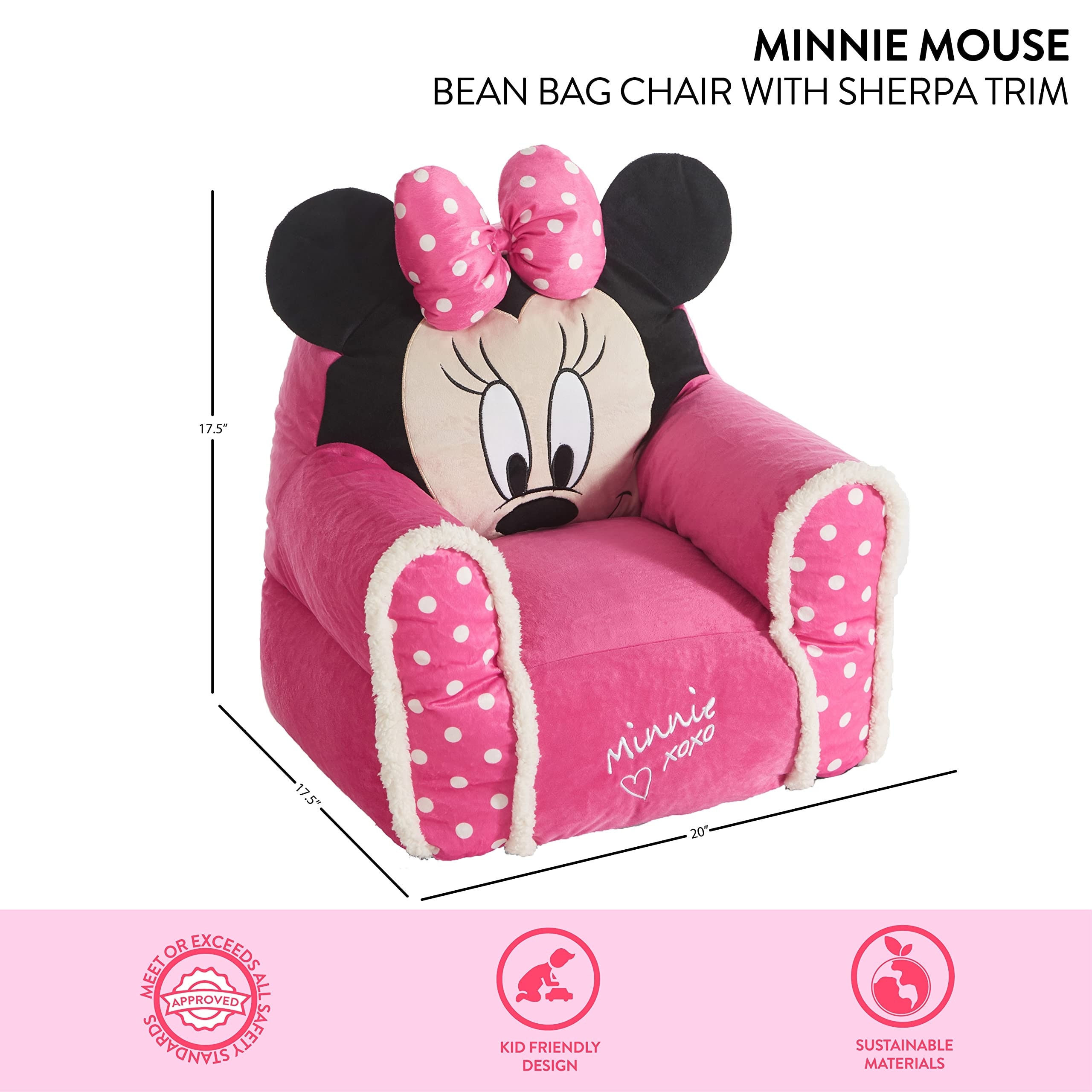 Minnie mouse recliner on sale with cup holder