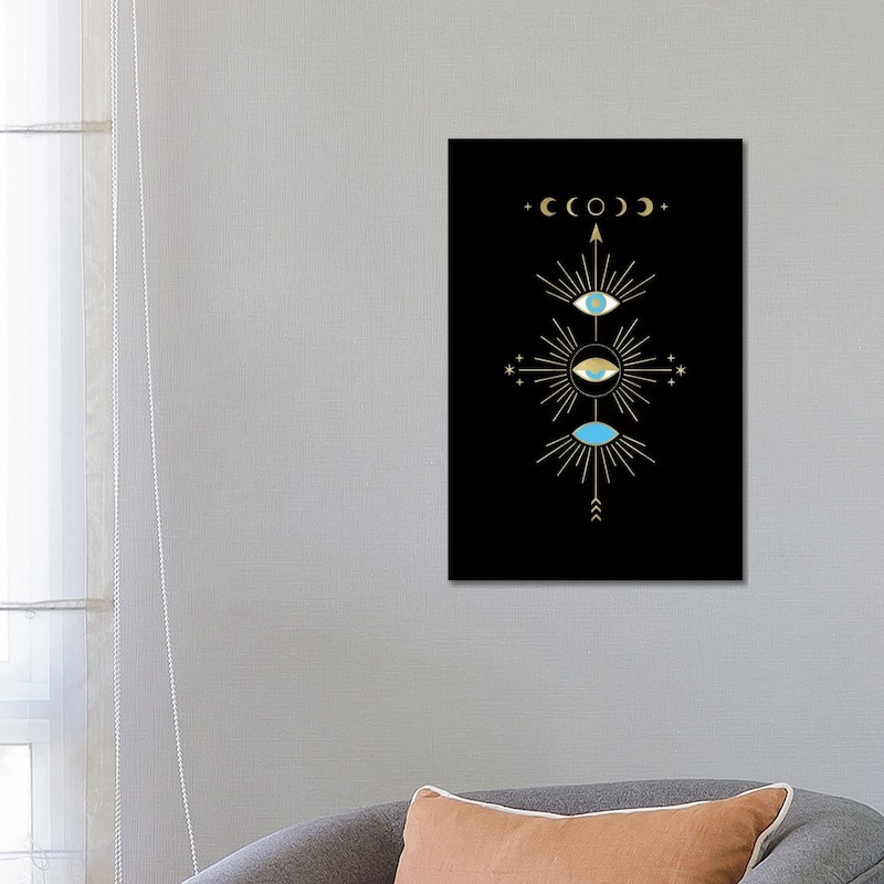 iCanvas "Evil Totem Eye" by Emanuela Carratoni Canvas Print - 26x18x1.5
