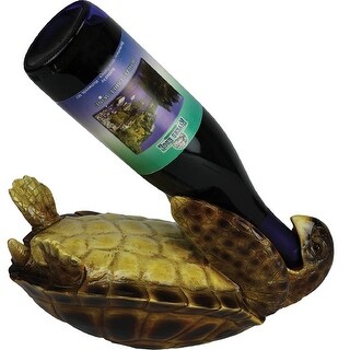 River's Edge New Sea Turtle Wine Bottle Holder 1936 - Bed Bath & Beyond ...