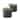 2-Pack 35 x 35 x 24 inches Round Galvanized Raised Garden Bed, Quartz Grey