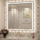 preview thumbnail 104 of 161, Large LED Bathroom mirror Tempered Glass Dimmable Anti-Fog Vanity Mirror 32X32
