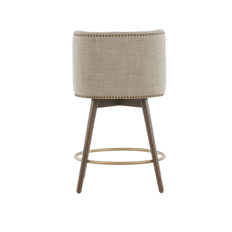 Madison Park Quarry Swivel Counter Stool