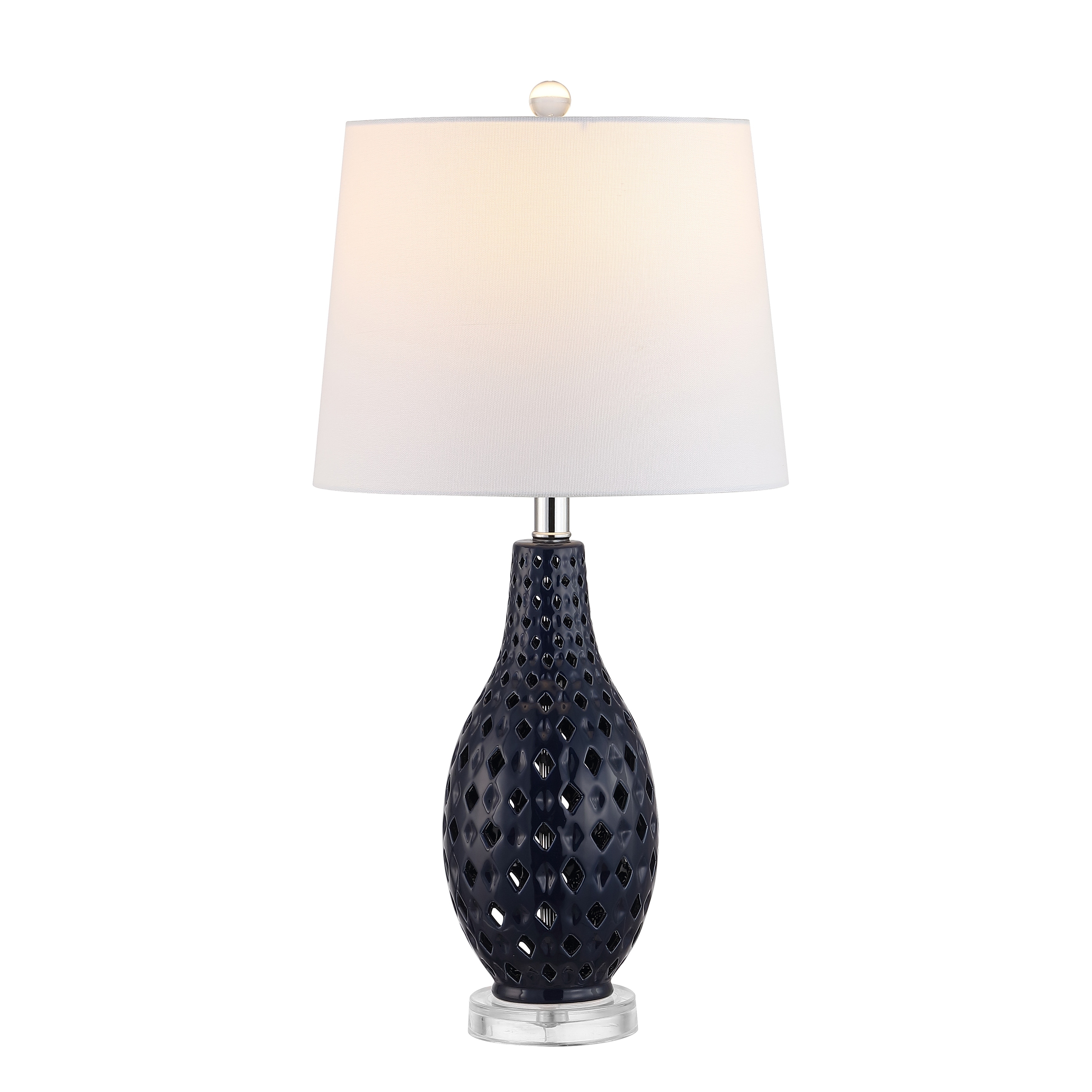 SAFAVIEH Lighting 25-inch Harlem Ceramic Table Lamp - 12