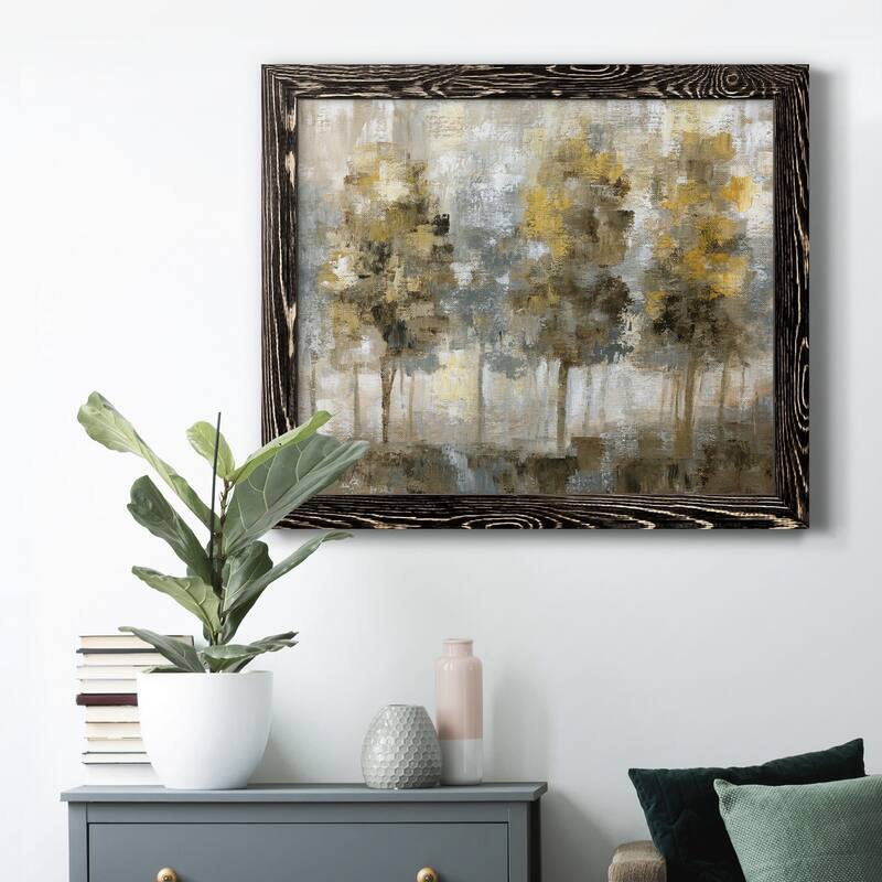 Linen Trees-Premium Framed Canvas - Ready to Hang