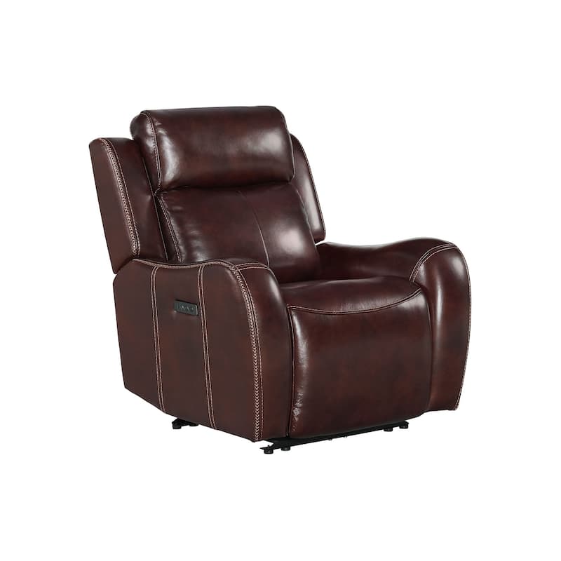 Wainwright Dual-Power Recliner - Reddish Brown